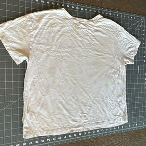 White and Beige Tye-Dye Old Navy Brand Tee Women’s